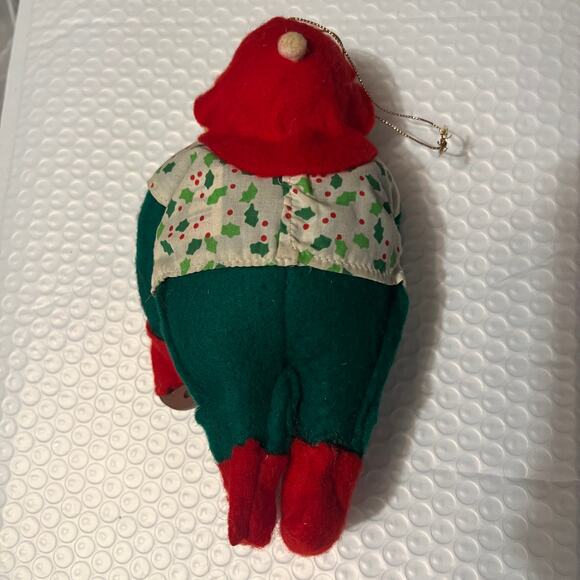 Vtg 1992 Santakins Santa’s Best Painter Elf hanging Posable NEED HAND GLUED - Picture 4 of 16